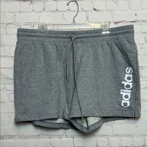Adidas Heather Gray French Terry Shorts